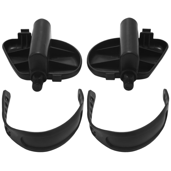 1 par Sykkelpedal for Trening, Utvidet Sykkelpedal med Pedal for Treningssykkel, Stasjonær Hjemmebruk