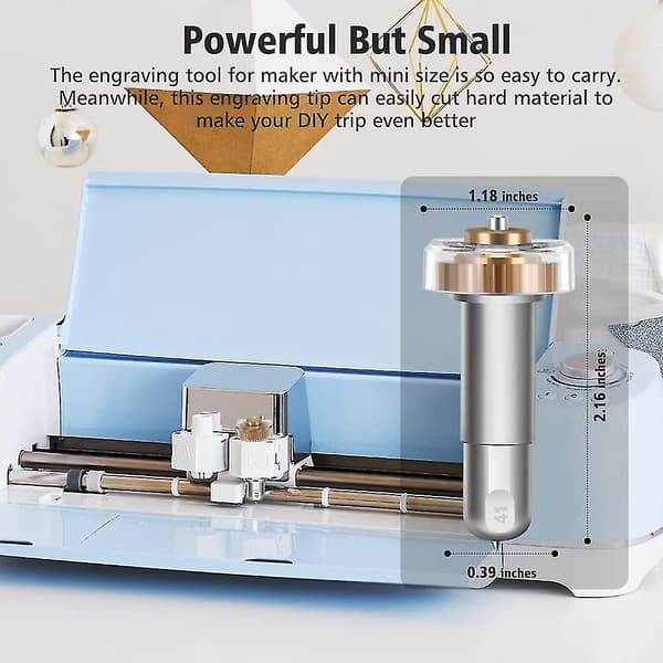 Enkelt scoringhjulspids + hus til Cricut Maker-maskine