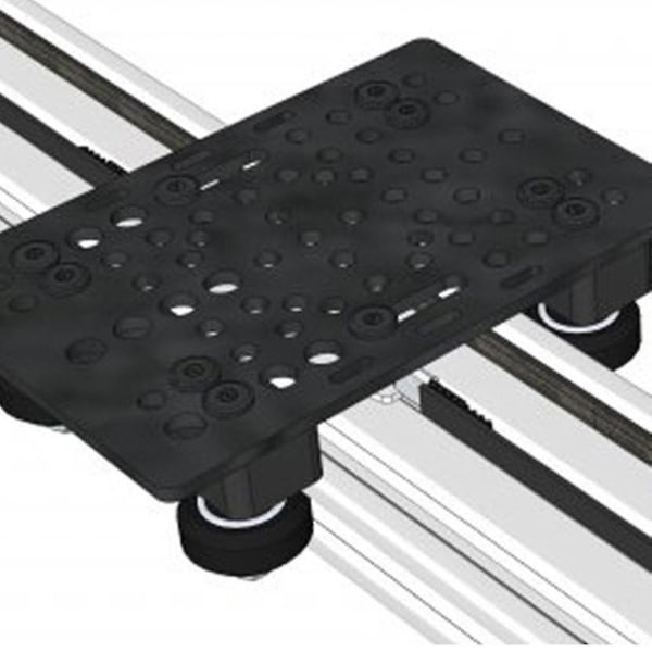 Uppgradera Cnc Graveringsmaskin Byggplatta Remskivsats 20-80mm Aluminium V-spår