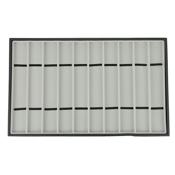 10 Slot Watch Band Holder, Watch Strap Case Med Klar Lokk, Watch Bands Organizer, Stackable Tray F