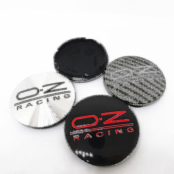 4 stk. til Oz Racing M595 Bilhjul Center Hub Caps O.z Alufælg Center Hub Cap Dæksel 62mm Kulfiber