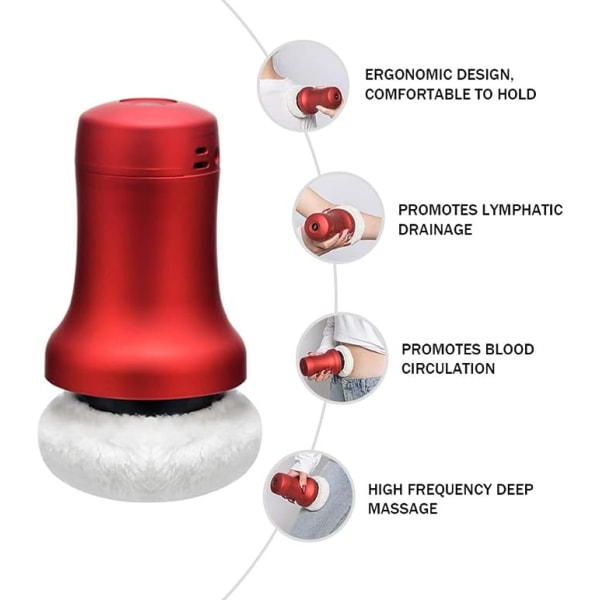 Elektrisk Kroppsmassasje Vibrerende Muskelmassasje Moxibustion Massasje Moxa for Full Kropp Muskelskraping Instrument