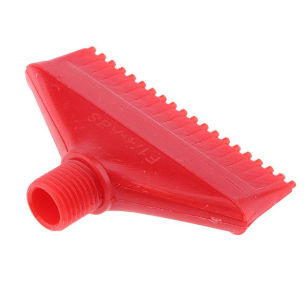 1/4\" Gänga, Platt Fläktluftblåsmunstycke, Röd 70mm X4