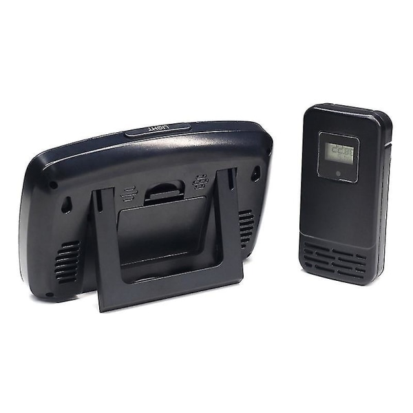Yj-5003 Tryckkärmstermometer Inomhus Utomhus Sensor Sändare Temperatur Fuktighetsmätare Klocka