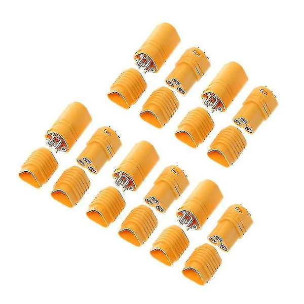 5 par MT60 3,5 mm 3-polig kulakontakt-sats för RC ESC-hus Lipo-motor
