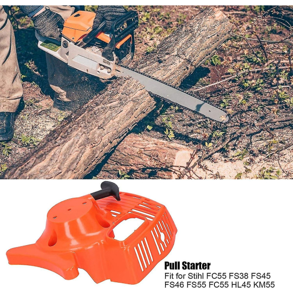 Tilbakeslagsstartanordning for Stihl Fc55 Fs38 Fs45 Fs46 Fs55 Fc55 Hl45 Km55