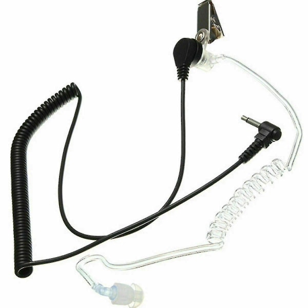 3,5 mm polis lyssna endast akustisk slang öronmussla headset för Motorola högtalare mikrofon
