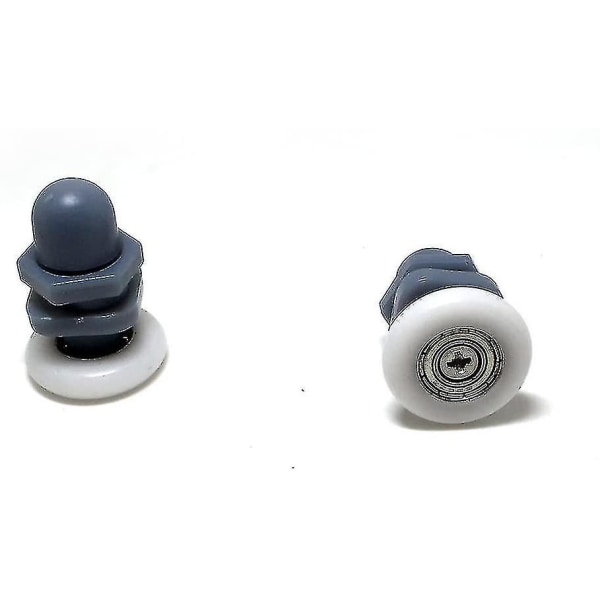 10 stk Dusjdør Rulleskinner/hjul/ruller/føringer 20mm Diameter