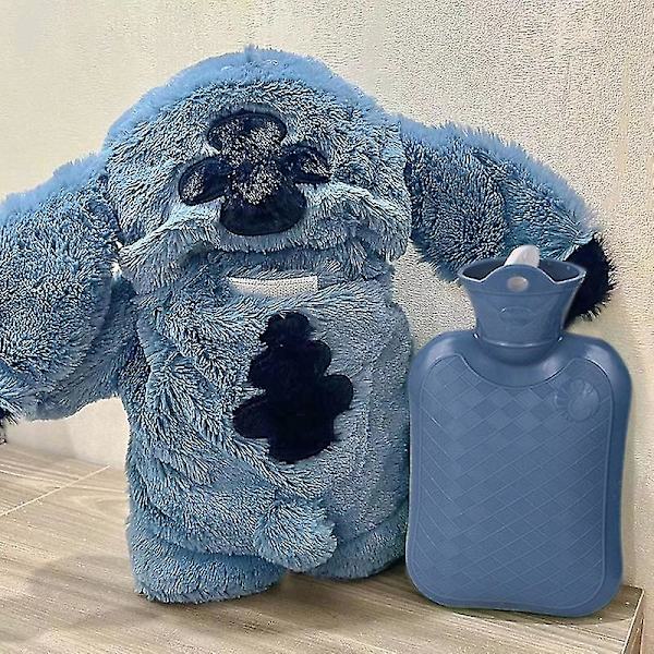 Anime Kawaii Stitch Plys Varmtvandsflaske Vinter Hjem Vandpåfyldning Håndvarmer