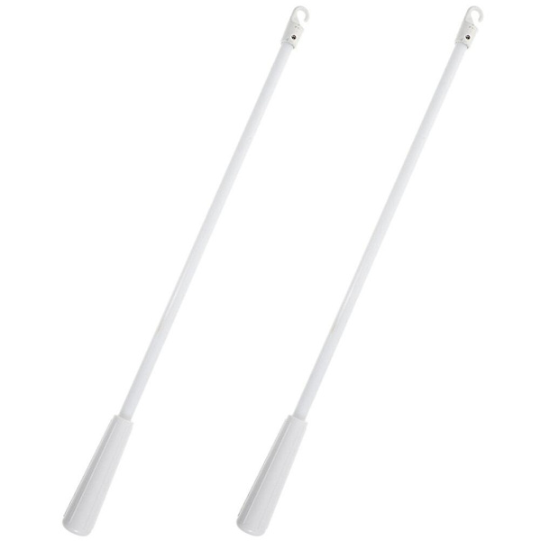 2 st Fiberglasgardiner Stavar Vertikala Lameller Gardin Dragstift Gardintillbehör