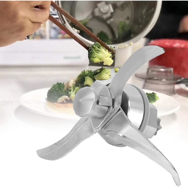 Reservekniv i rustfrit stål til blender, reservedele til blender, egnet til Vorwerk Thermomix TM21
