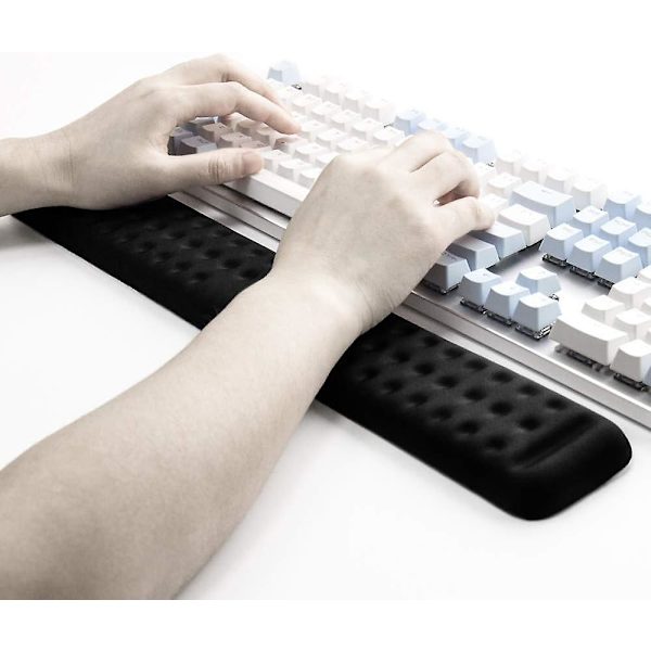 87 Tangentbord Handleddsstöd Spel Tenkeyless Minnesskum Hand Handleddsstöd Stöd För Kontor, Dator, Laptop, Mac Skrivning An