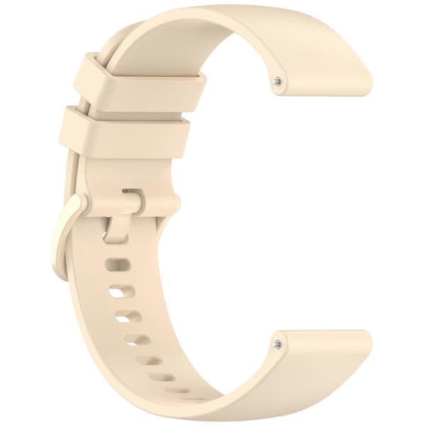 Lemonda til Garmin Forerunner 265 Forerunner 255 Silikone Urrem 22mm Quick Release Erstatning Style Light Yellow