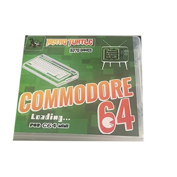 C64mini Spilkonsollen Indeholder Den Mest Komplette Samling Af Spil Tilbehør
