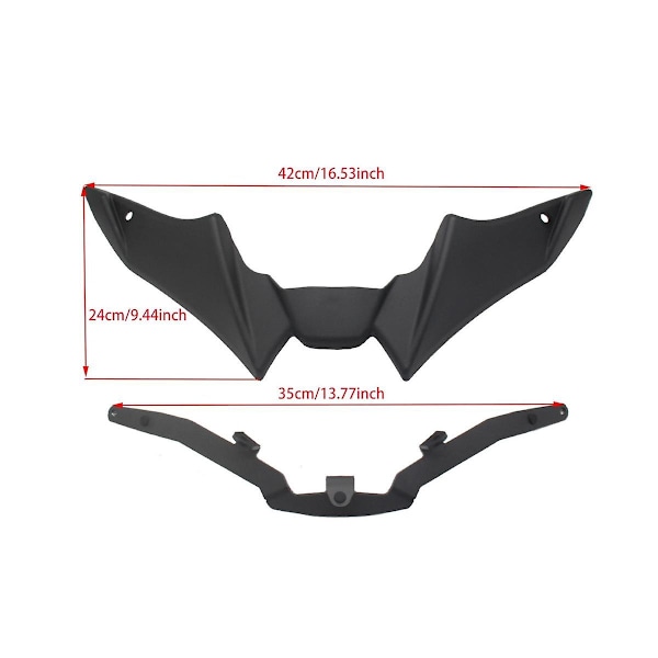 Motorcykel Sport Downforce Front Spoilers Aerodynamisk Vinge Deflektor Til Mt-09 Sp 2021-2023 Mt09