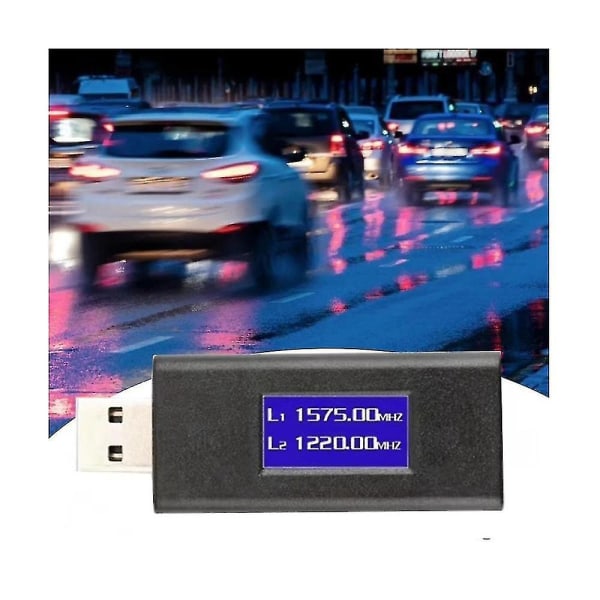 GPS-signalblokker for bil 1555-1580mhz GPS+Beidou Dual-kanals signaldetektor Personvernbeskyttelse Anti-interferens