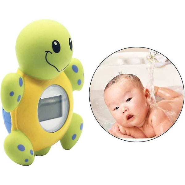 Badetermometer, digitalt termometer til babybruser Badekarlegetøj tegneserieskildpaddeform