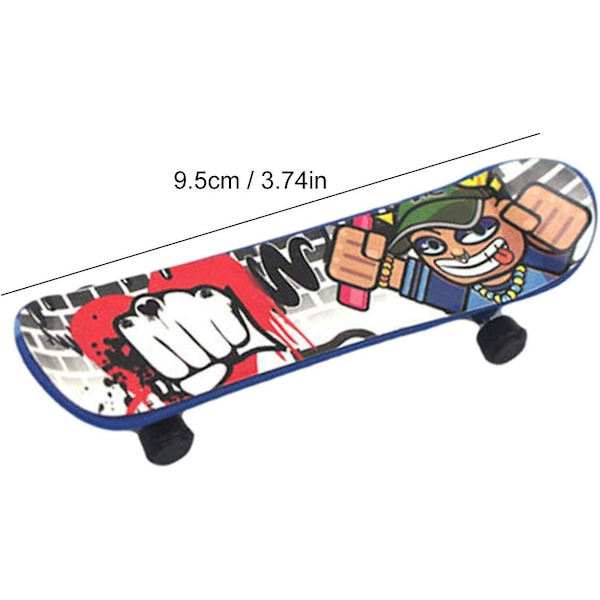 10st Mini Finger Skateboard/gripbräda 95mm, Professionell Finger Board