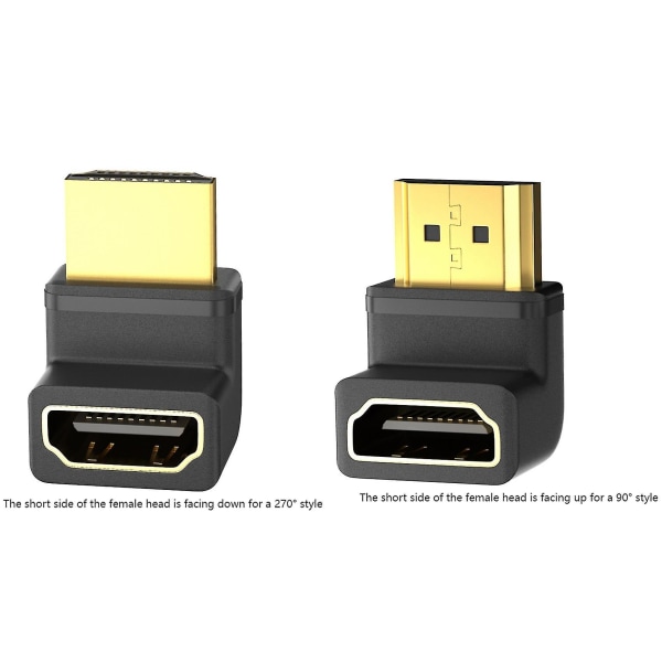 HDMI-kompatibel 2.1 Han till Hona Adapter Am/af Dator (90)