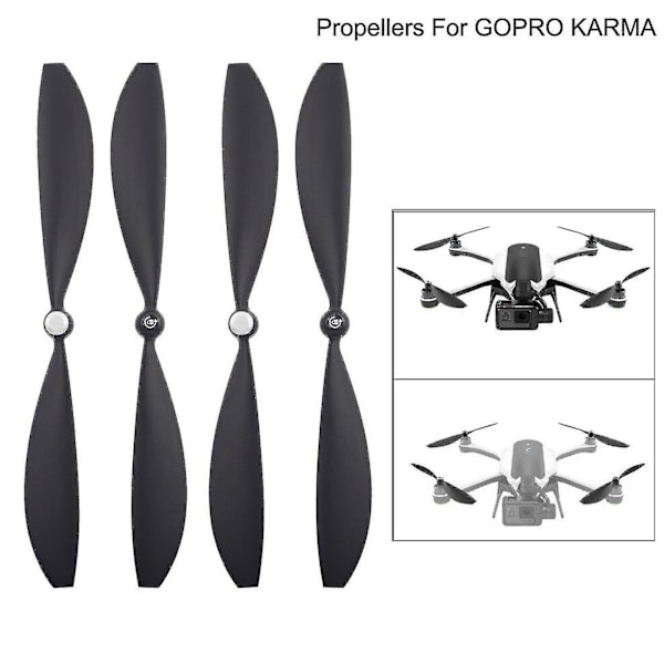 Anti Hero Cw 1Pair Black ABS Replacement RC Drone Propellers - Main Image
