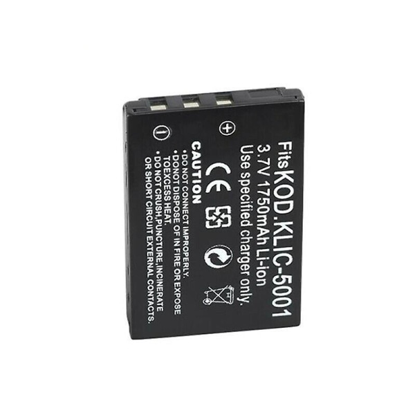 Erstatning Kodak Klic-5001 / Sanyo Db-l50 Type Batteri -li-ion 3.7v - 1750mah