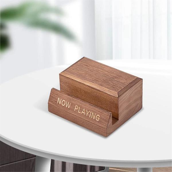 Treplateholder for vinylplater - Bordplateholder for nåværende albumomslag - Enkelt CD-stativ