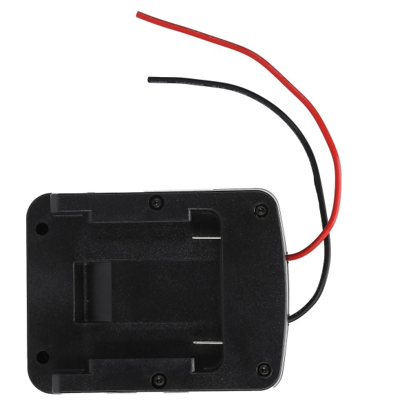 Batteriadapter for Bosch 18V Lithium Batteri Strøm Adapter Dock Strømkontakt Svart