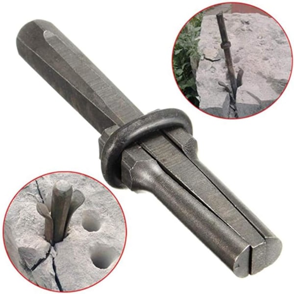 3 set kivenhalkaisukone 9/16 tuuman metallitulppakiilat ja höyhenet välilevyt betonikivihalkaisijat käsi