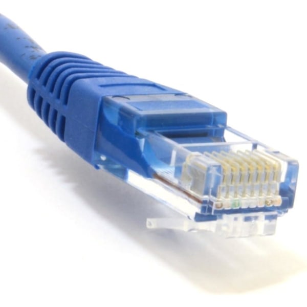 Blå nätverkskabel Ethernet RJ45 Cat5e-CCA UTP Patch 26awg 1m [1 meter]