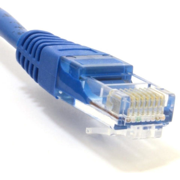 Blå netværks Ethernet RJ45 Cat5e-CCA UTP patch 26awg kabelledning 1m [1 meter]