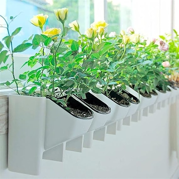 Hängande Planter Vägg Hängande Planter Blomkruka Stapelbara Trädgårdskrukor Väggmonterade Vertikala Suckulenter Växt Bonsai Grön Hem Utomhus Dekor Hängande