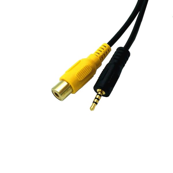 Rca til 2,5 mm Av-in-kabel til bilens bakkamera til Gps 2,5 mm 0.