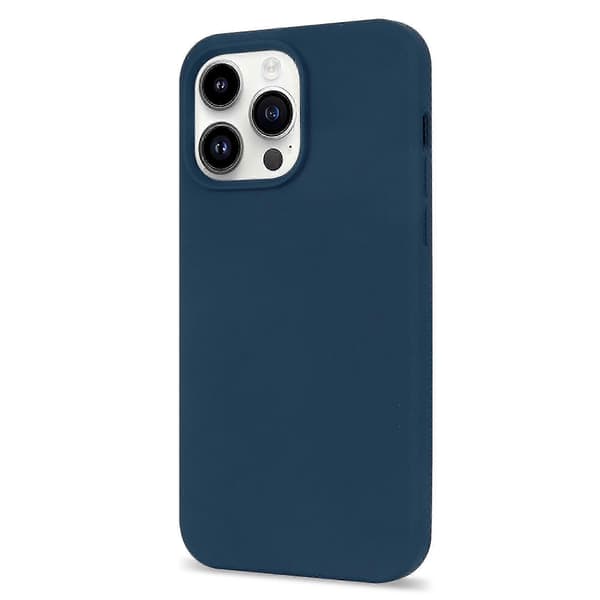 Flexibelt silikonskal kompatibelt med iPhone 13 Pro Max stötdämpande och fallsäkert Blue
