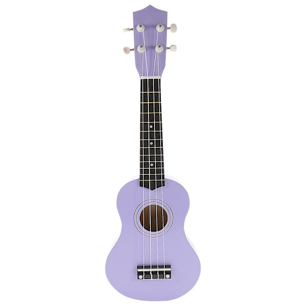 21 Tums Ukulele Gitarr Leksak Trä Ukulele Gitarr Leksak Rolig Massiv Trä Musikinstrument Modell Leksak Tidig Utbildnings Gitarr Leksak (lila)