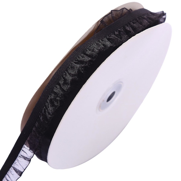 15 yards Rufsband Mjuk Stretch Elastisk för Sömnad Bröllopskläder