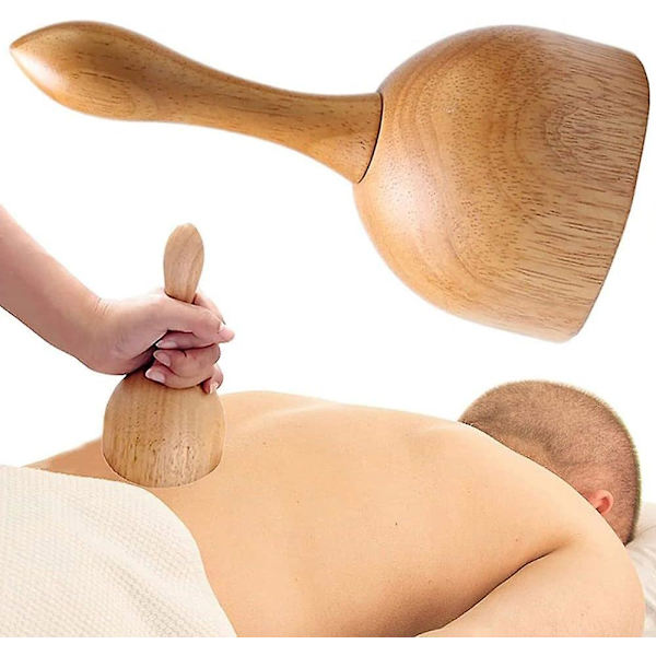 Træ Cupping Terapi Massageværktøjer Kop Lymfedrænage Gua Sha Værktøjer til Maderotherapy Kit Kropsformet Anti Cellulite Kop