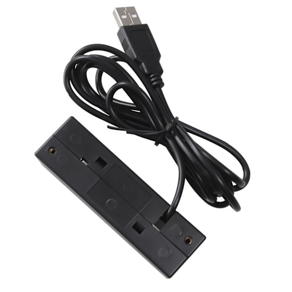 Magnetremsläsare för 3 spår, magnetiskt medlemskort, USB-kortläsare