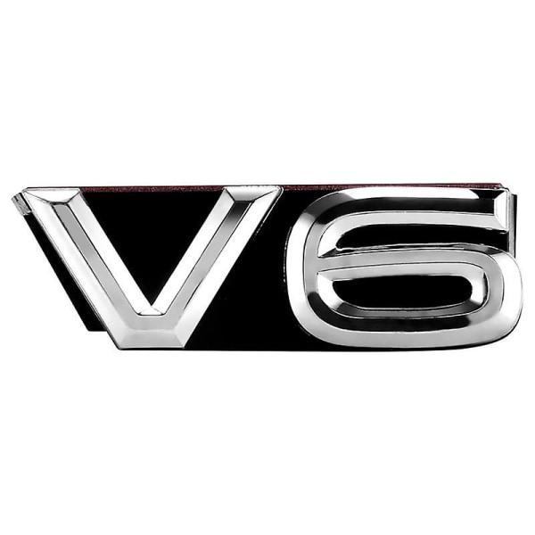 Auto Emblem V6-dekal för Teramont Phideon Magotan Tiguanl V6-dekal