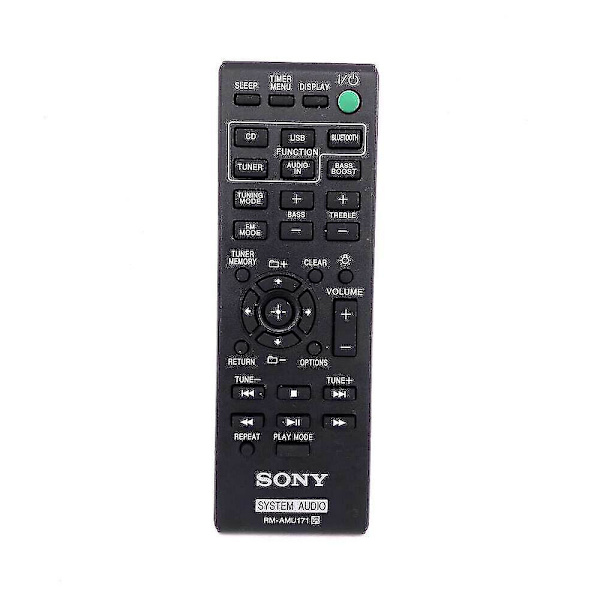 Udskiftning af Rm-amu171 til Sony System Audio Fjernbetjening Hcdsbt100 Hcd-sbt100