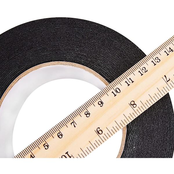 10m (50mm) Dobbeltsidig skumbånd Vanntett limspontape, Svart