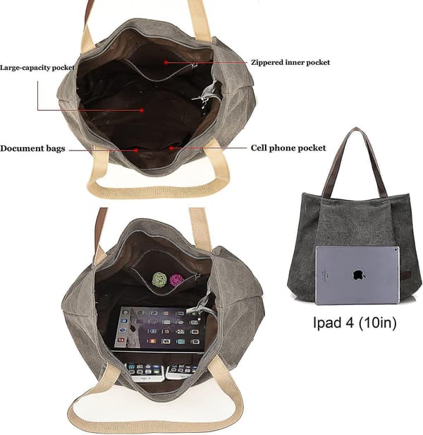 Dame Canvas Tote Bag