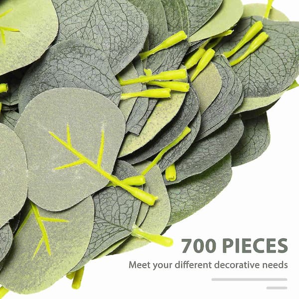 700 stk. Bulk Eucalyptus Blade Kunstig Greenery Eucalyptus Til Diy Bryllupsbuketter Centerpie