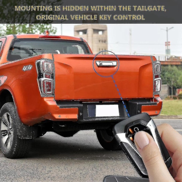 Car Plug & Play Elektrisk Bakluke Sentral Låsing Enhet Sett For Dmax D-max 2021+