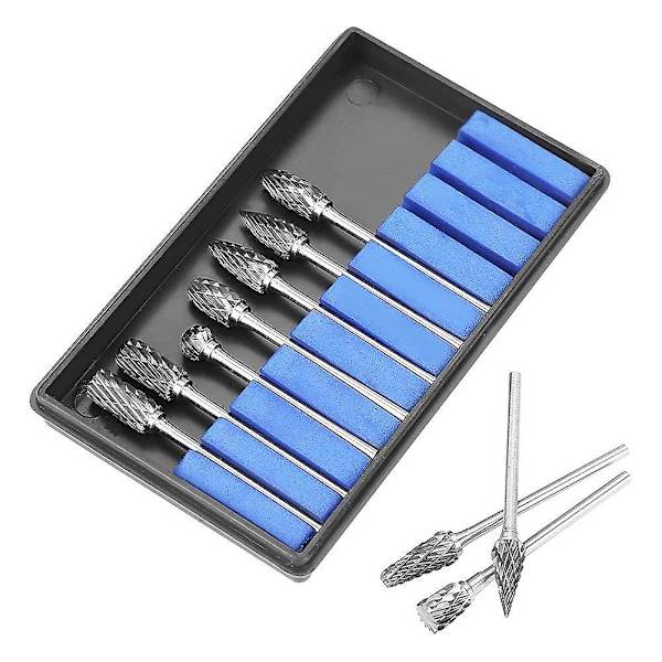 10 stk. Carbide End Mills 2,35 mm Rotationsaks Carbide Fræser Router Bit Til Træbearbejde