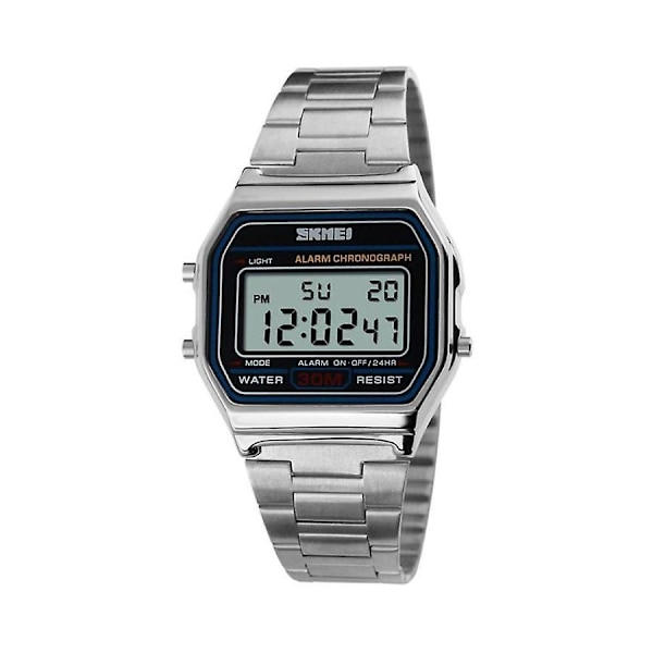 Digital Armbandsur i Rostfritt Stål Skmei 1123