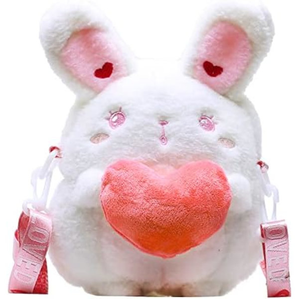 3D söpö pehmoeläin olkalaukku naisille tytöille Teddy Bear Cross Body Bag