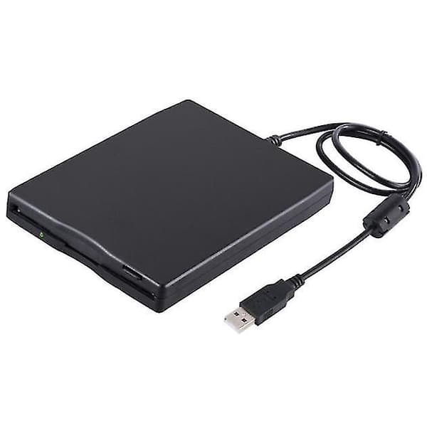USB Floppy Diskstasjon, Ekstern USB Floppy Diskstasjon 1.44 Mb Slank Plug And Play FDD-stasjon for PC Windows