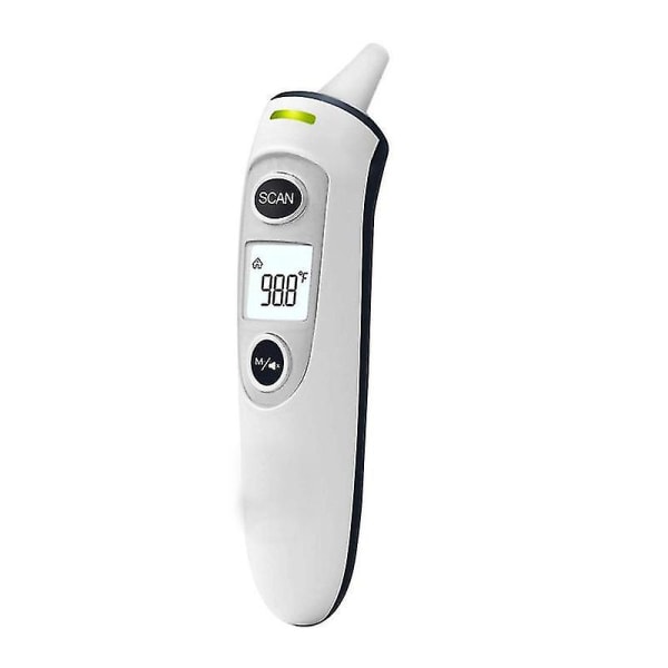 Elektronisk termometer, bærbart termometer, medicinsk termometer Måling: øre, pande, objekt