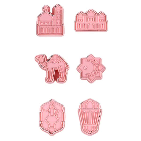Eid Ramadan Cookie Molds 3d Stereo Press Biscuit Mold Cake Baking Tools For Eid Party Decoration  Aespa
