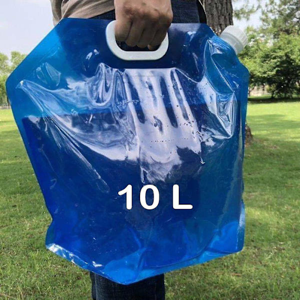 3 Fällbara Vattenkanistrar 10 L BPA-fri Vattenkanister 10 L Vattenbehållare Camping Vattenpåse Vattenpåse Camping Vattenkanister